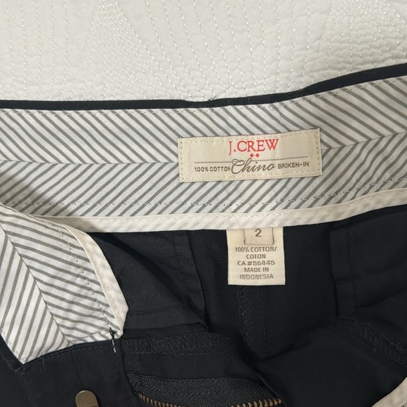 J.Crew Chino Black Shorts Size 2 - Picture 2 of 3